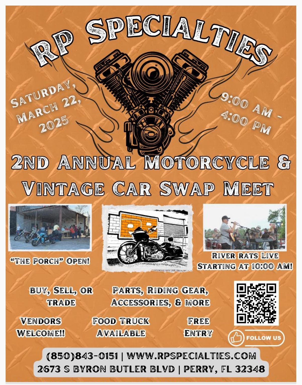 2nd Annual Rp's Motorcycle Swap Meet