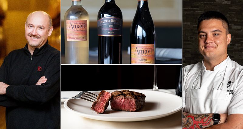 Pepper Bridge & Amavi Cellars Wine Dinner