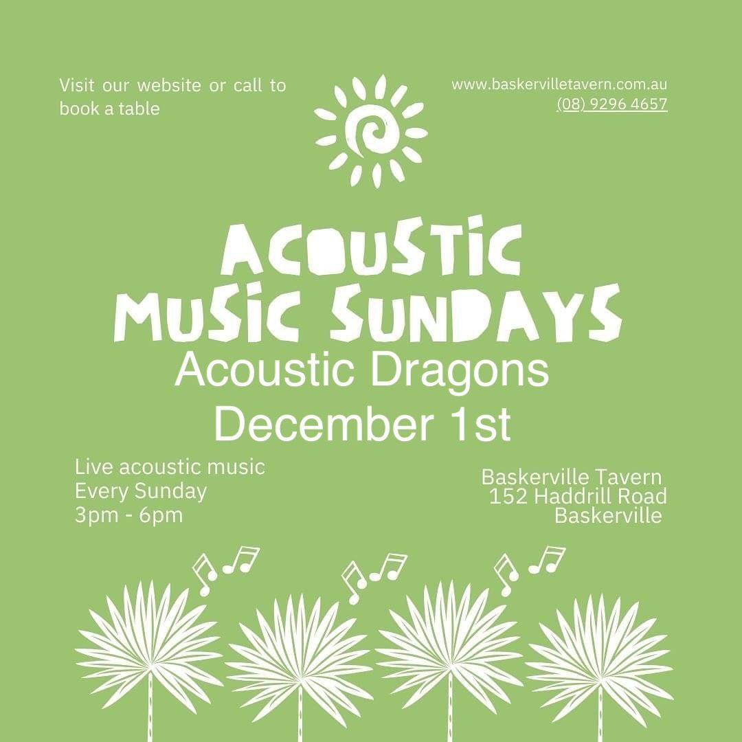 Acoustic Dragons - Baskerville Tavern Acoustic Sunday Sessions