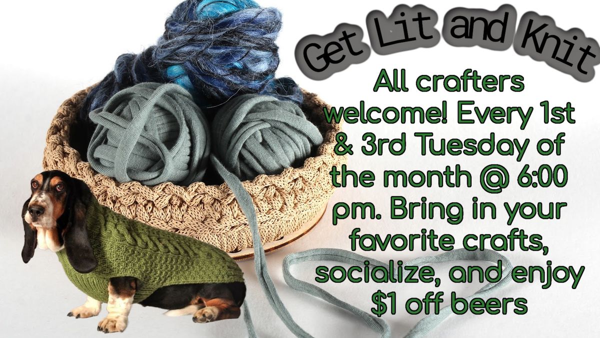 Get Lit and Knit! 