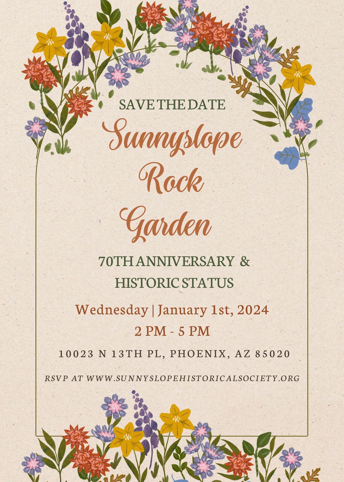 Thompson Rock Garden Party - Historic Status Celebration 