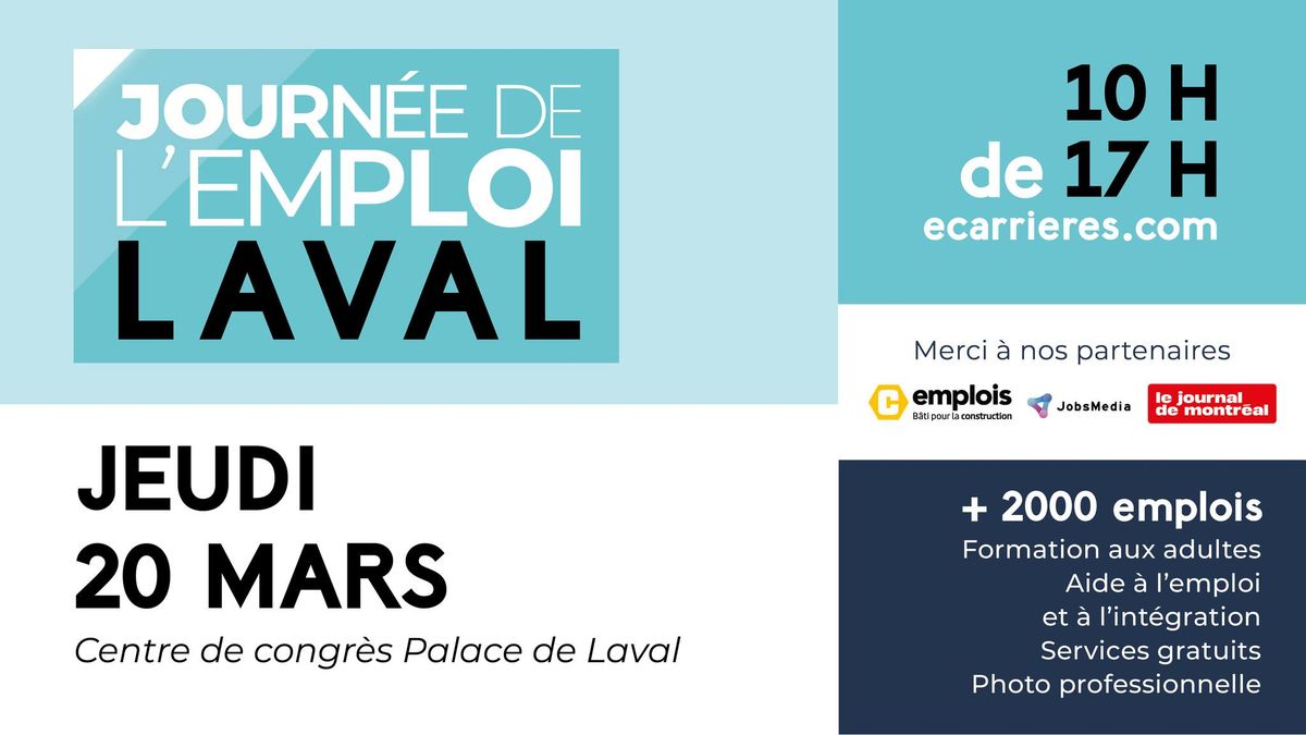 Journ\u00e9e de l'emploi de Laval !