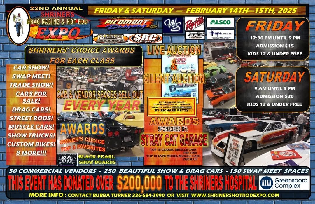 22nd Annual Shriners Drag Racing & Hot Rod Show