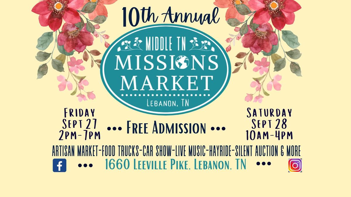 10th annual Middle TN Missions Market