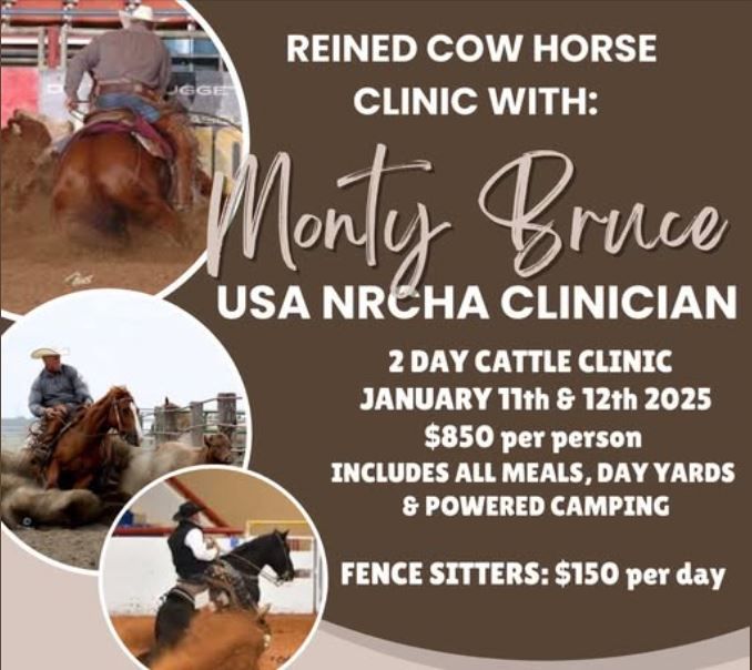 Monty Bruce Clinic at Cooinda Park Equine