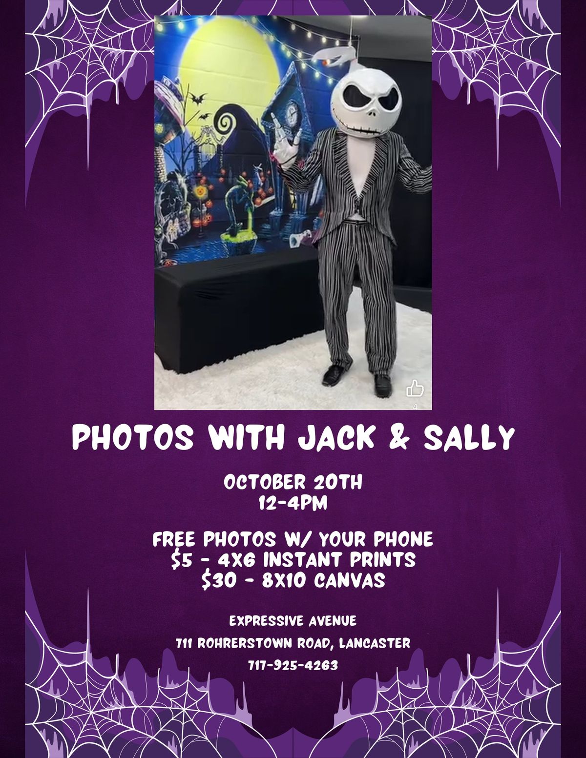 Photos with Jack and Sally