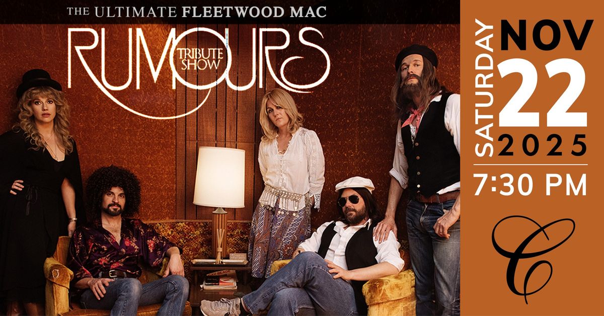 RUMOURS The Ultimate Fleetwood Mac Tribute Show