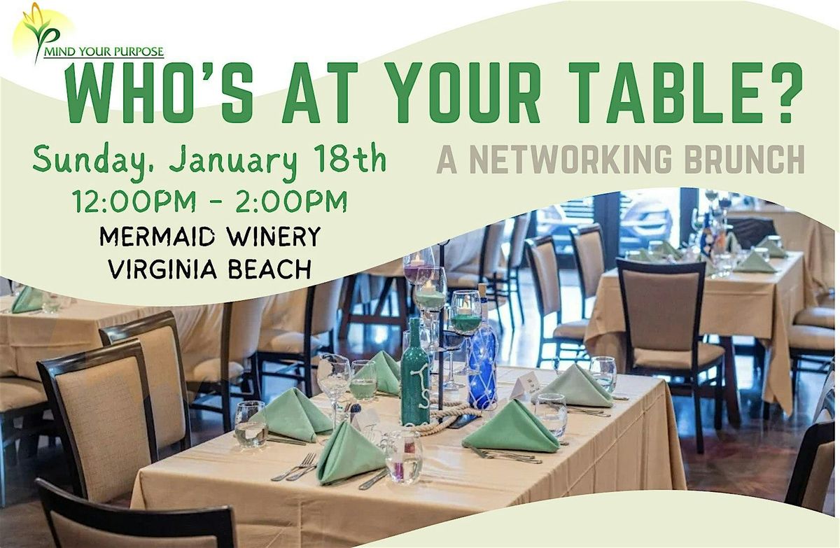 Who's At Your Table ~ Networking Brunch