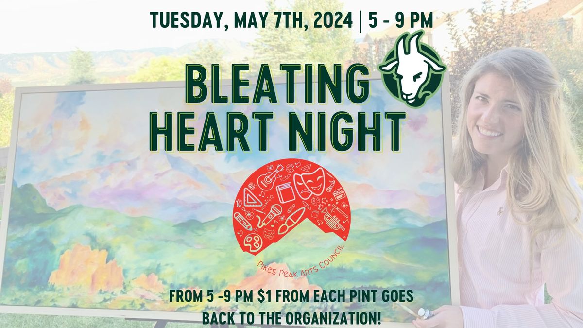 Bleating Heart Night: Pikes Peak Arts Council