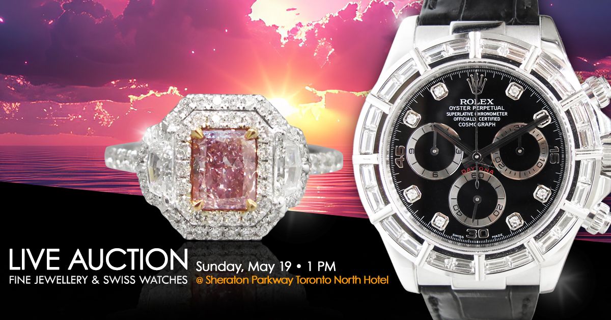 Toronto North - Live\/In-Person Auction - Fine Jewellery & Swiss Watches - Sunday May 19th, 2024