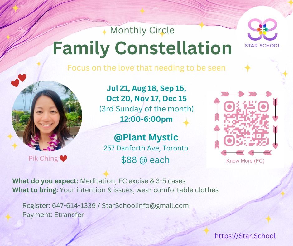 In Person Family Constellation Workshop