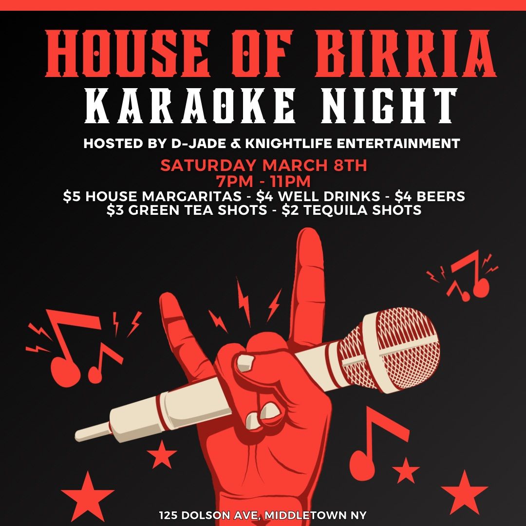 HOUSE OF BIRRIA - KARAOKE NIGHT