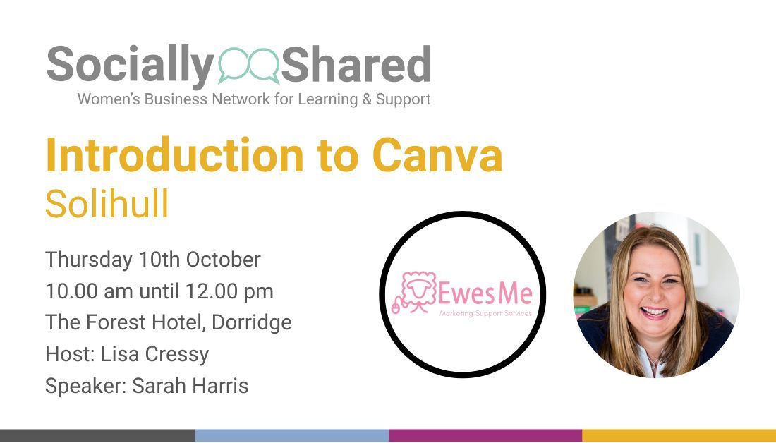 Socially Shared Solihull - Introduction to Canva