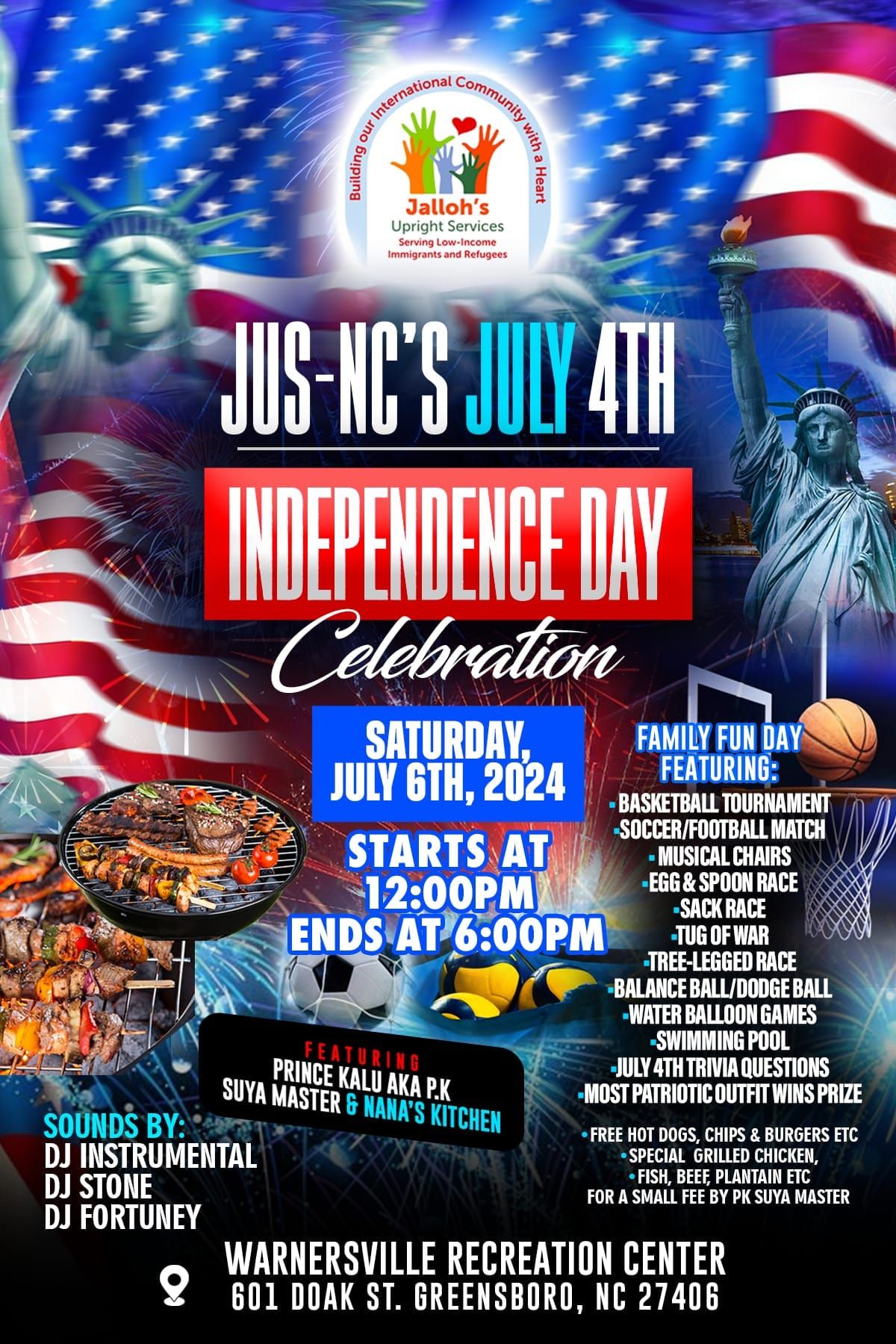 JUS-NC's Immigrant Youth Fun 4th Festival
