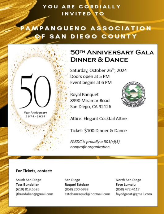 Pampangueno Gala - Save the Date