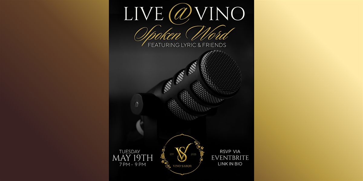 Vino Sabor Present: Spoken Word