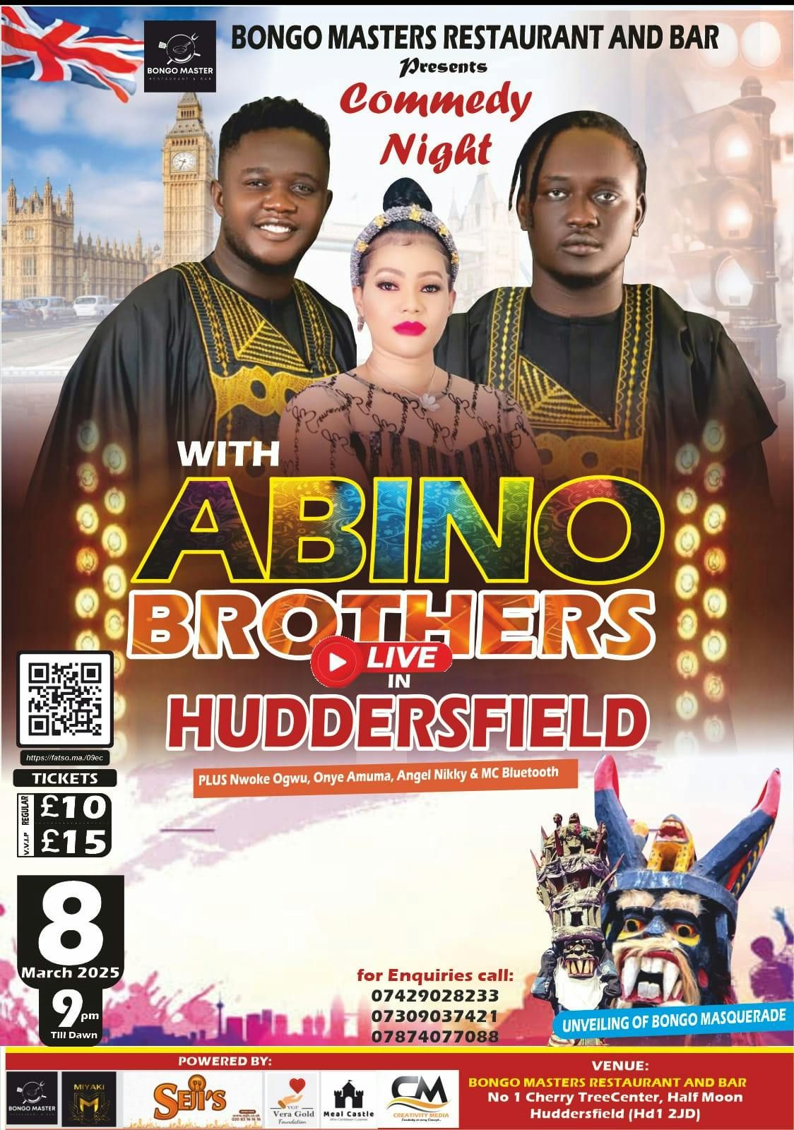 ABINO BROTHERS LIVE IN HUDDERSFIELD 