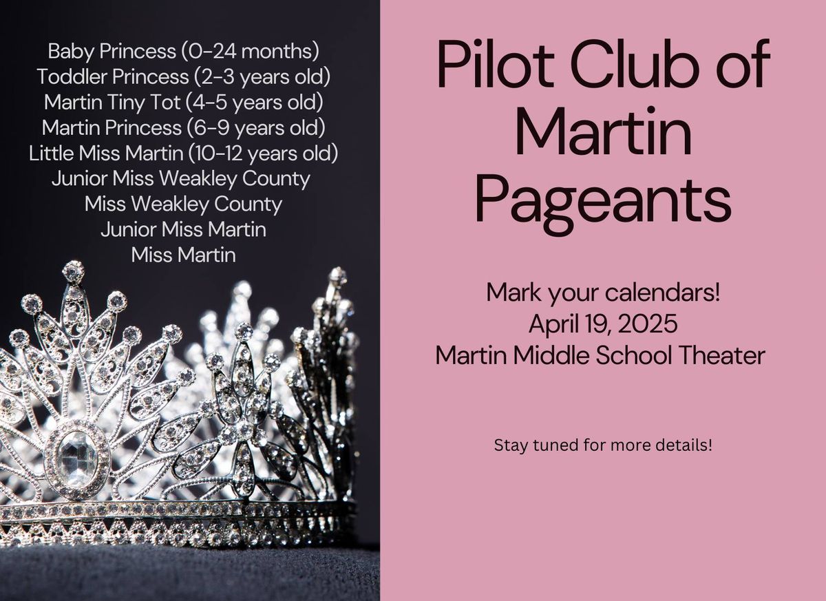 Pilot Club of Martin Pageants