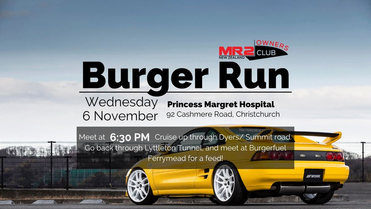 November Burger Run | CHRISTCHURCH