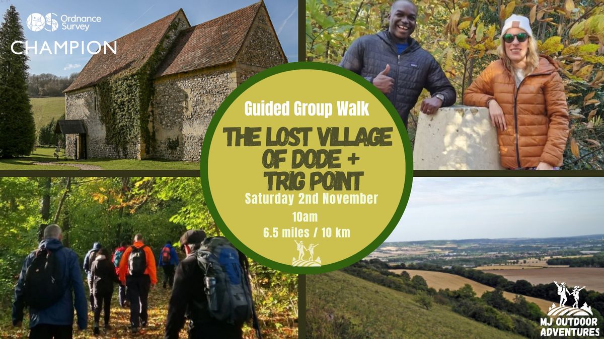 The Lost Village of Dode + Trig Point \u2013 Guided Group Walk 10.5km \/ 6 miles