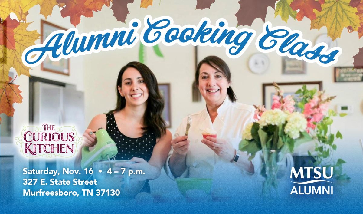 MTSU Alumni Cooking Class with Curious Kitchen