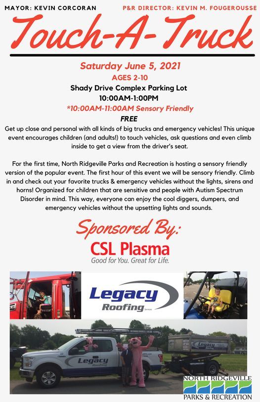 TouchATruck 2021 Sponsored By CSL Plasma & Legacy Roofing, Shady