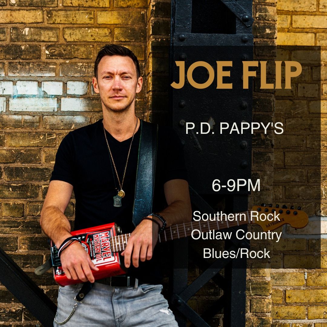 Joe Flip at PD Pappy's on the patio