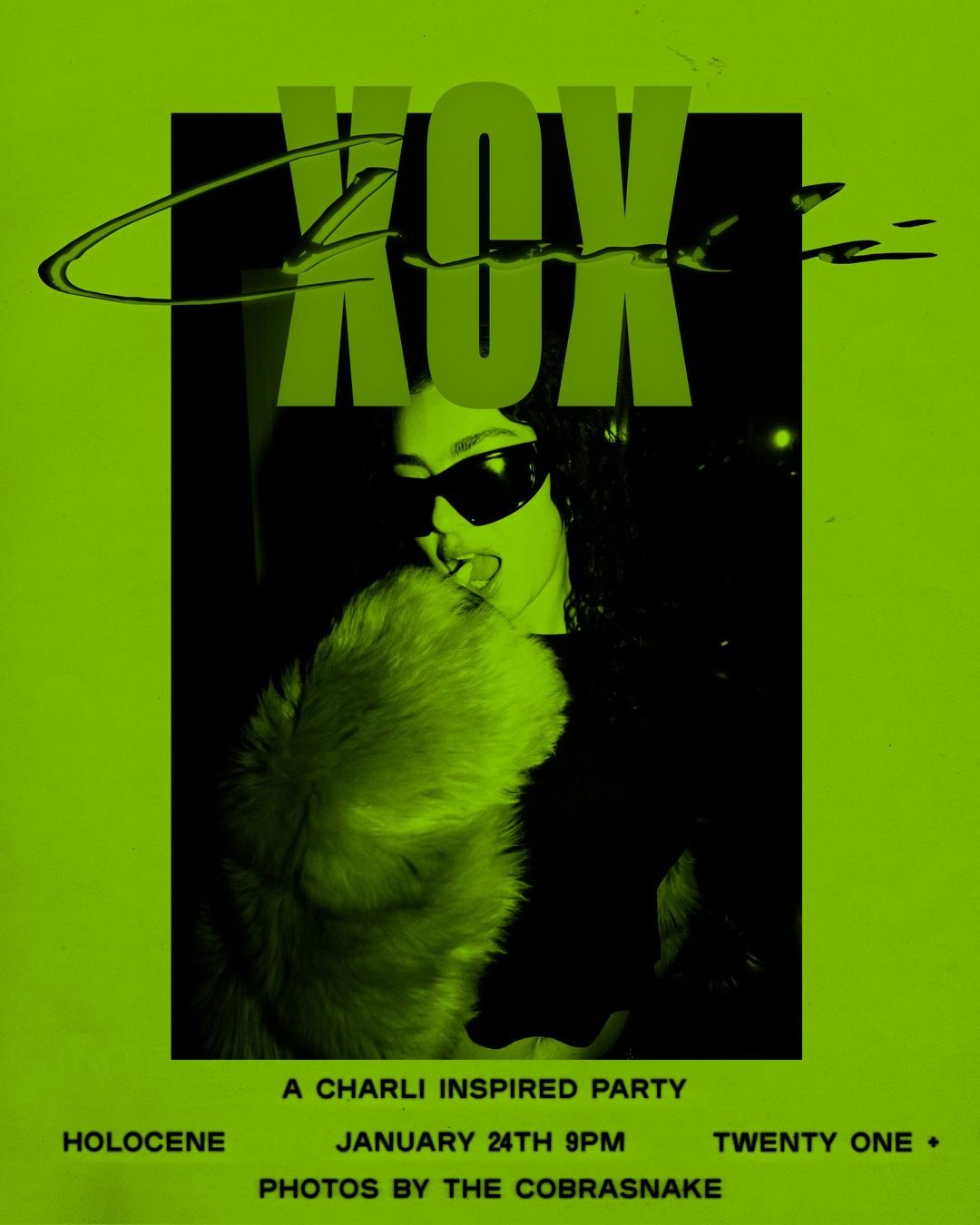 VROOM VROOM: A CHARLI XCX DANCE NIGHT FT: DJ SETS BY MR. HARRY & PLUS \u2013 21+