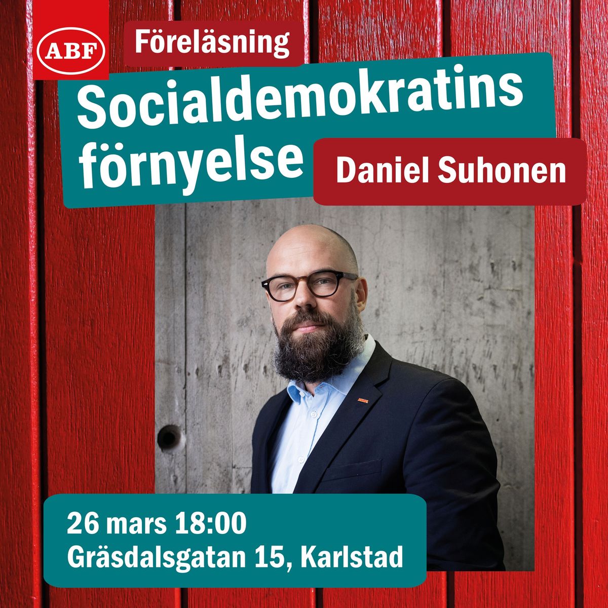 Socialdemokratins f\u00f6rnyelse - f\u00f6rel\u00e4sning med Daniel Suhonen