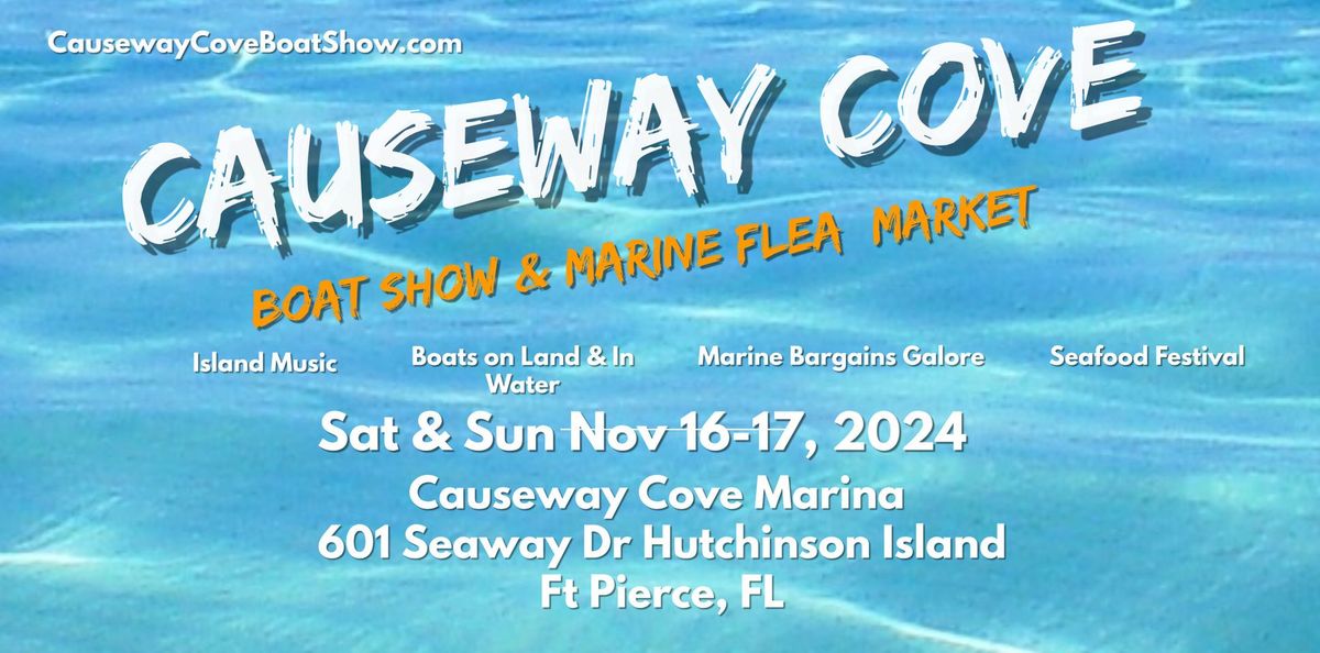 Causeway Cove Boat Show  and Marine Flea Market