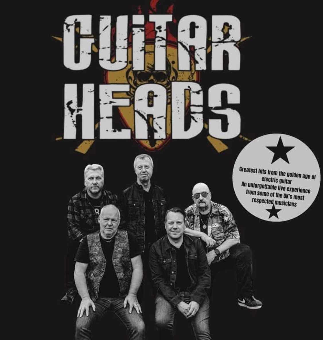 GUITAR HEADS \/JIM KIRKPATRICK\/HARRY JAMES\/CHRIS CHILDS\/PAUL ROSE AND NICK FOLEY 