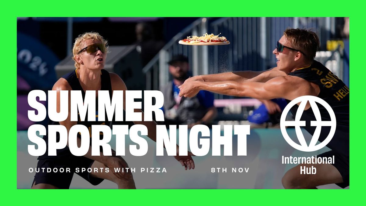 Sports & Pizzas @ the Auckland Domain - International Hub