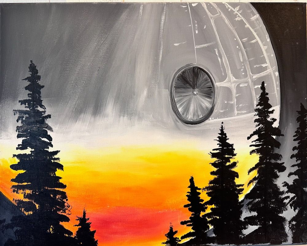 SIP AND PAINT - DEATH STAR 