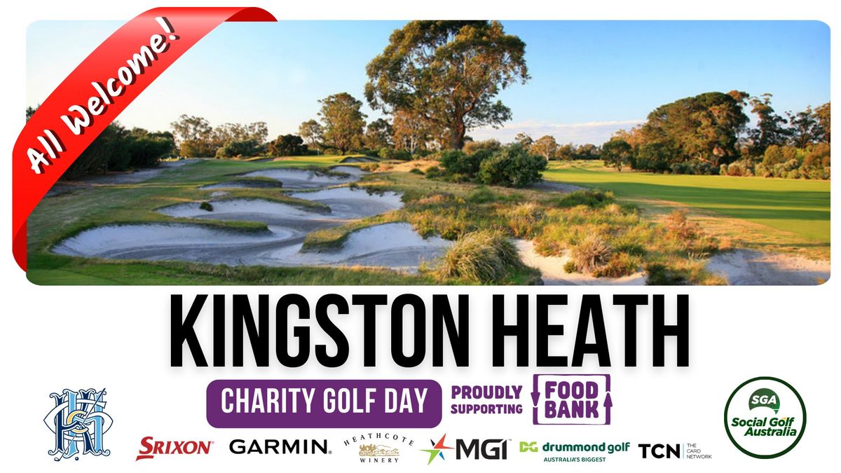 SGA Foodbank Charity Golf Day @ Kingston Heath 