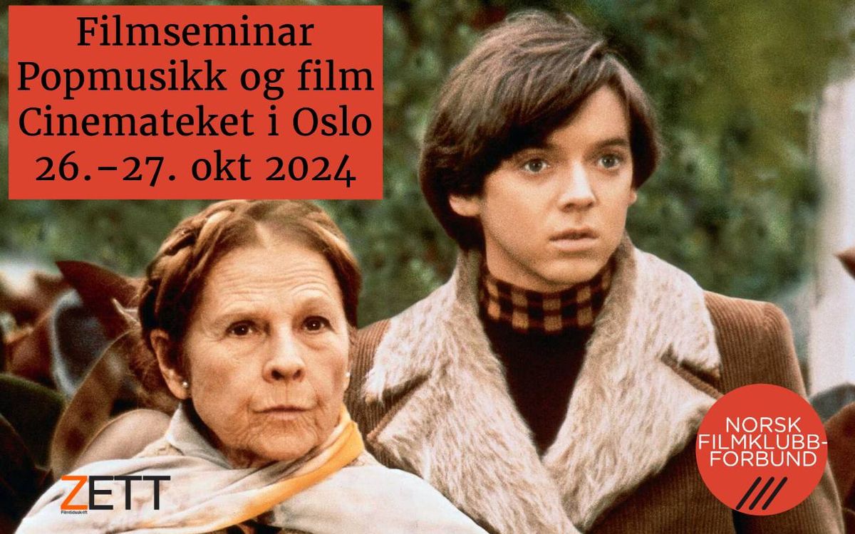 Popmusikk og film - filmseminar 2024