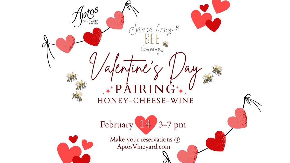 Valentine's Day Honey & Cheese Pairing