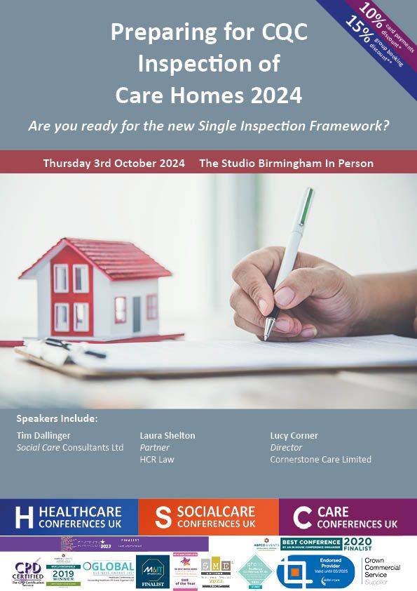 Preparing for CQC Inspection of Care Homes 2024