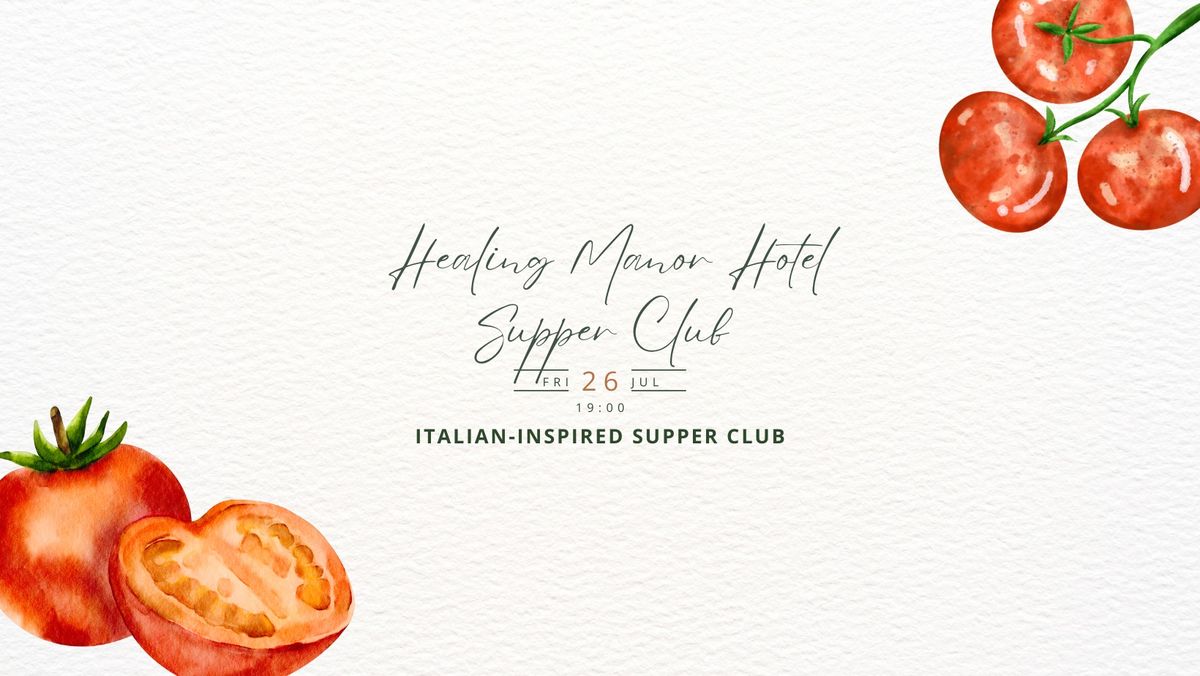 Italian-Inspired Supper Club