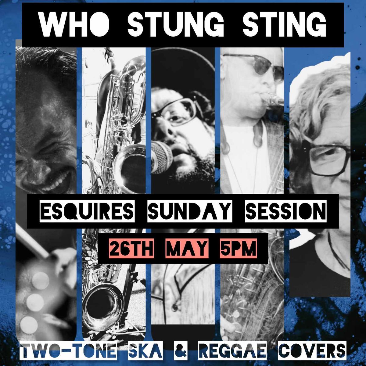 Who Stung Sting play the Sunday Afternoon Session at Bedford Esquires