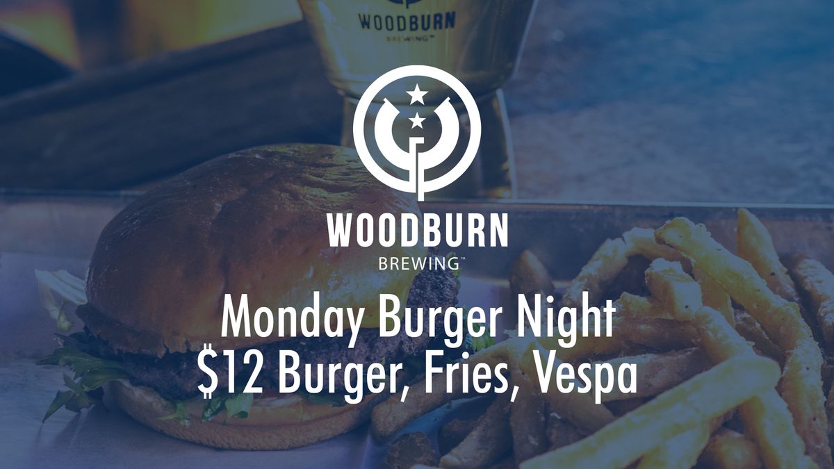 Burger Night at Woodburn Brewing
