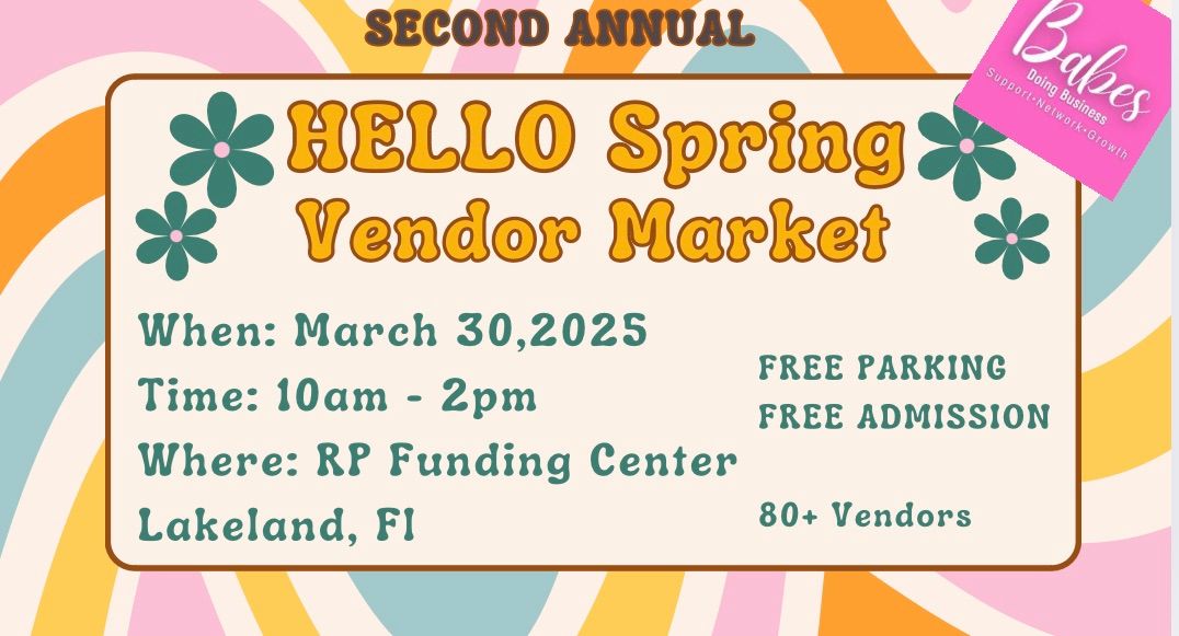 HELLO Spring Vendor Market