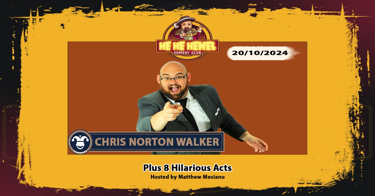 October Comedy Night @ The Rose & Crown Inn Hemel Hempstead with Headliner Chris Norton Walker