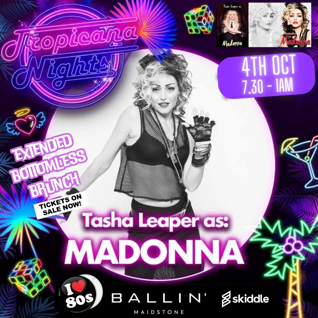 Tropicana Nights - Tasha Leaper As Madonna Evening Party Brunch
