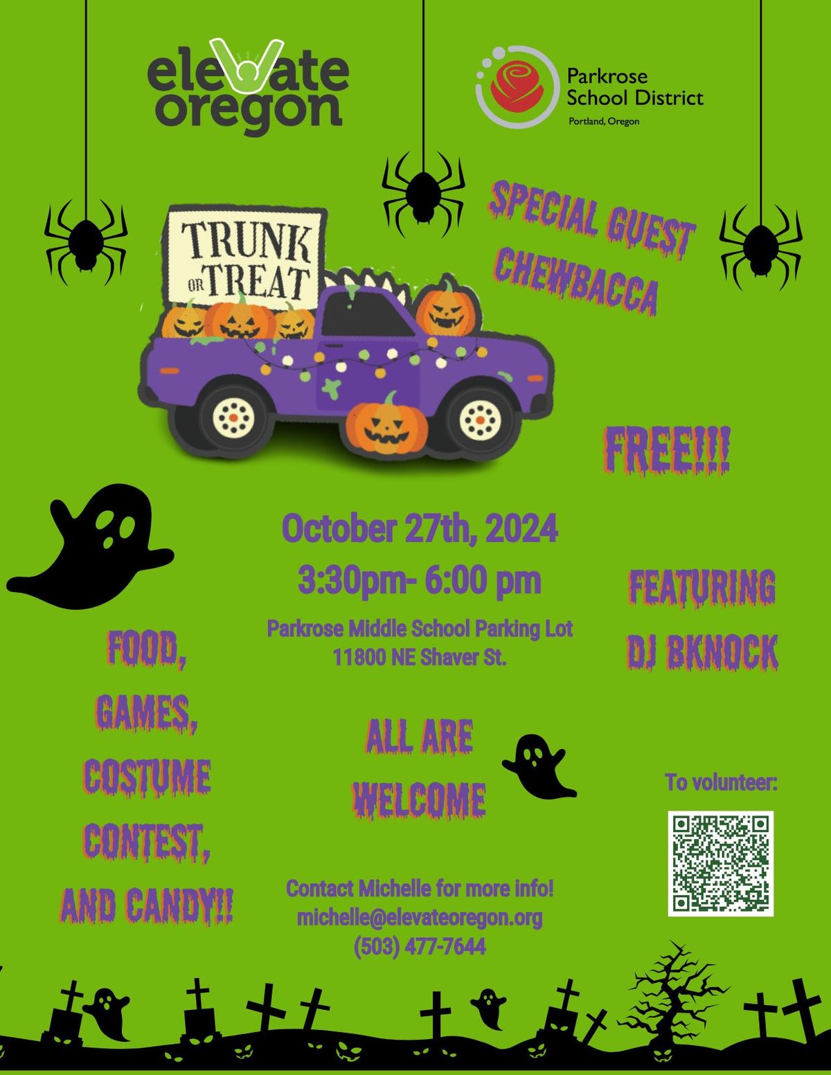 Parkrose Trunk or Treat