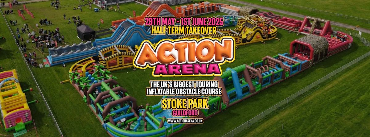 Action Arena Guildford \u2022 UK's BIGGEST Touring Inflatable Obstacle Course