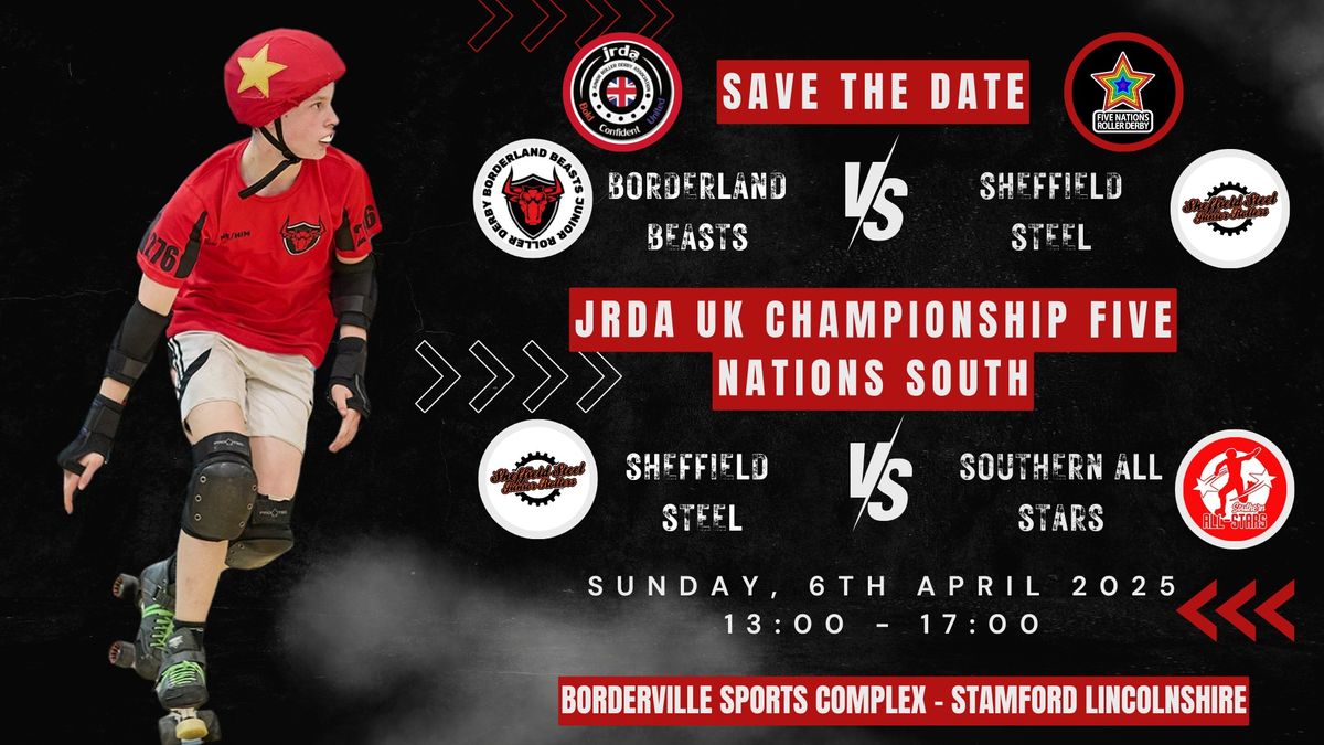 JRDA UK Championship - Five Nations South -  Sheffield vs Borderland Beasts & Southern All Stars