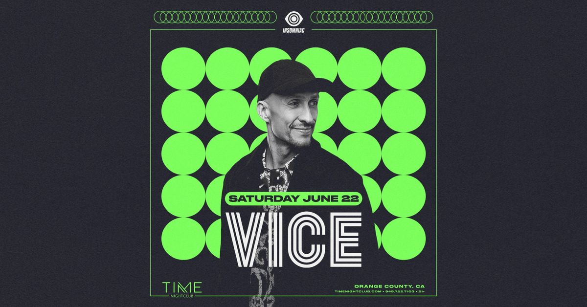 DJ Vice at Time Nightclub
