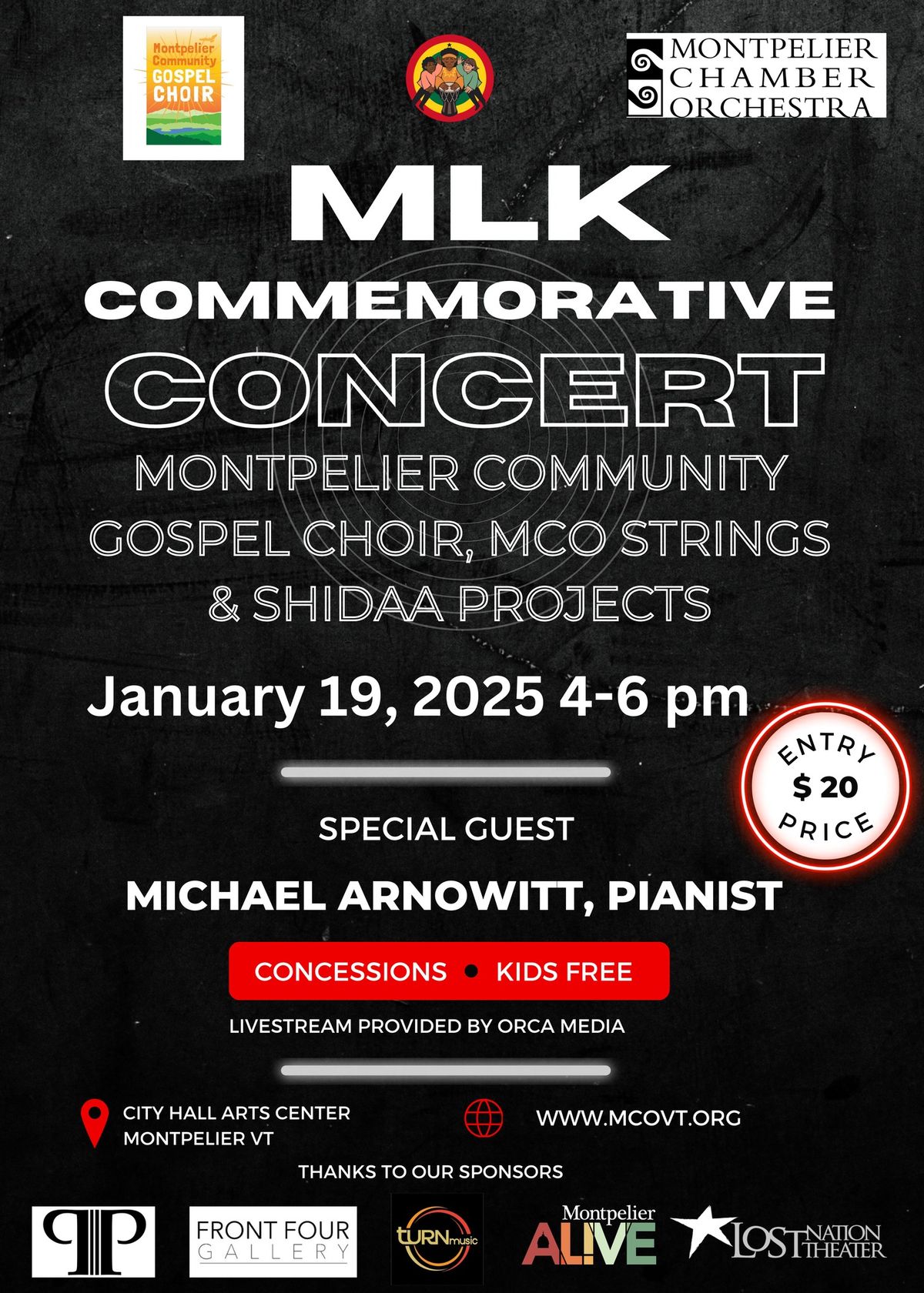 MLK, Jr. Commemorative Concert