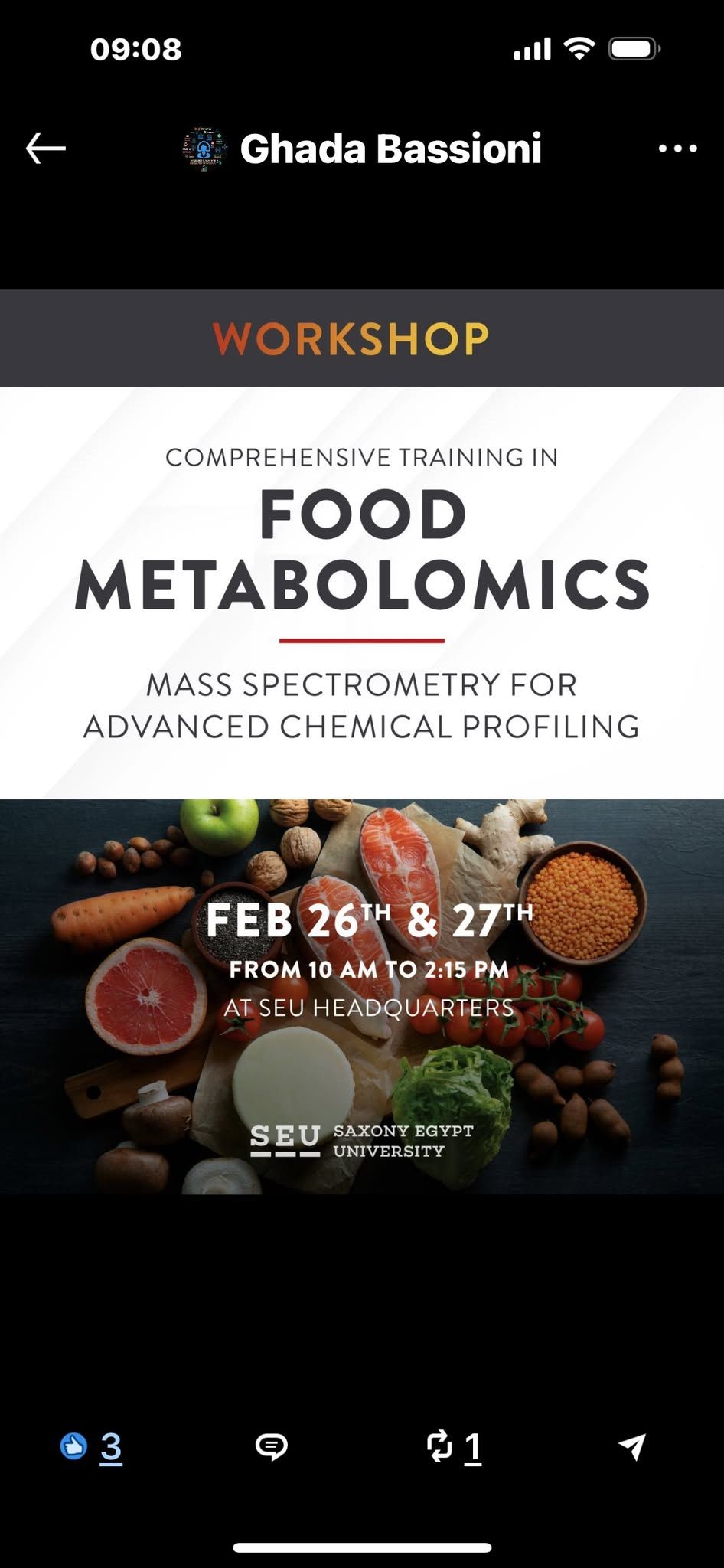 Comprehensive Training in Food Metabolomics: Mass Spectrometry for Advanced Chemical Profiling