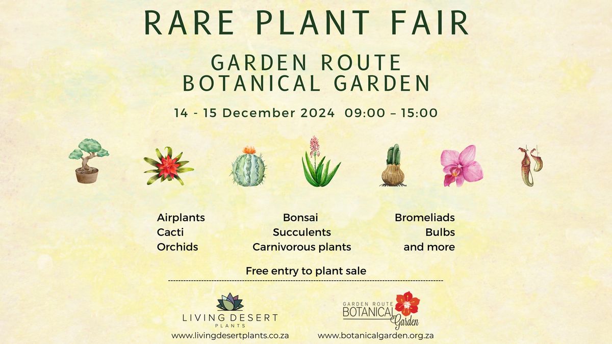 Garden Route Botanical Garden Rare Plant Fair